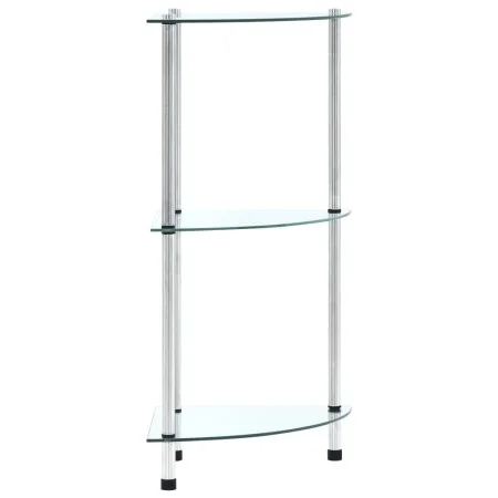 3-tier transparent tempered glass shelf 30x30x67 cm by vidaXL, Bookcases and shelves - Ref: Foro24-249514, Price: 33,69 €, Di...
