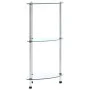 3-tier transparent tempered glass shelf 30x30x67 cm by vidaXL, Bookcases and shelves - Ref: Foro24-249514, Price: 33,69 €, Di...