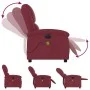 Elektrischer Liegemassagesessel aus rotem rotem Stoff von , Sessel - Ref: Foro24-3204155, Preis: 257,83 €, Rabatt: %