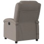 Sillón reclinable de masaje eléctrico tela gris taupe de , Sillones - Ref: Foro24-3204160, Precio: 253,25 €, Descuento: %