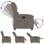Elektrischer Massagesessel aus taupegrauem Stoff von , Sessel - Ref: Foro24-3204160, Preis: 253,25 €, Rabatt: %