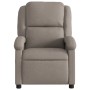 Sillón reclinable de masaje eléctrico tela gris taupe de , Sillones - Ref: Foro24-3204160, Precio: 253,25 €, Descuento: %