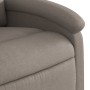 Sillón reclinable de masaje eléctrico tela gris taupe de , Sillones - Ref: Foro24-3204160, Precio: 253,25 €, Descuento: %