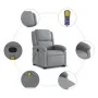 Hellgrauer Liege-Massagesessel aus Stoff von , Sessel - Ref: Foro24-3204176, Preis: 293,63 €, Rabatt: %