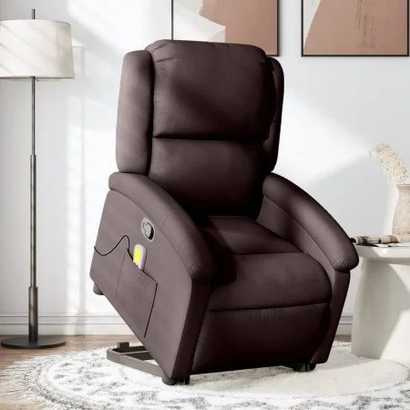 Liegender Fußmassagesessel aus dunkelbraunem Stoff von , Sessel - Ref: Foro24-3204181, Preis: 290,63 €, Rabatt: %