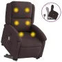 Liegender Fußmassagesessel aus dunkelbraunem Stoff von , Sessel - Ref: Foro24-3204181, Preis: 290,63 €, Rabatt: %