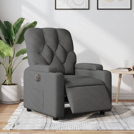Power-Liegestuhl aus dunkelgrauem Stoff von , Sessel - Ref: Foro24-3204687, Preis: 234,33 €, Rabatt: %