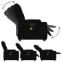 Elektrischer Massage-Liegestuhl aus schwarzem Stoff von , Sessel - Ref: Foro24-3204700, Preis: 271,06 €, Rabatt: %