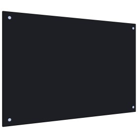Küchenspritzschutz aus schwarzem Hartglas 90x60 cm von vidaXL, Küchengeräte und Utensilien - Ref: Foro24-249489, Preis: 54,72...