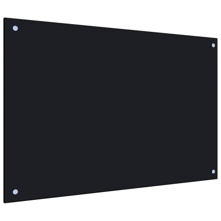 Küchenspritzschutz aus schwarzem Hartglas 90x60 cm von vidaXL, Küchengeräte und Utensilien - Ref: Foro24-249489, Preis: 54,72...