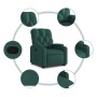 Dark green fabric lifting recliner by , Armchairs - Ref: Foro24-3204716, Price: 259,47 €, Discount: %