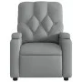 Sillón reclinable de masaje eléctrico tela gris claro de , Sillones - Ref: Foro24-3204698, Precio: 309,92 €, Descuento: %