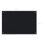 Kitchen splash protection black tempered glass 90x60 cm by vidaXL, Kitchen tools and utensils - Ref: Foro24-249489, Price: 55...