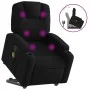 Sillón reclinable de masaje elevable tela negro de , Sillones - Ref: Foro24-3204382, Precio: 318,90 €, Descuento: %