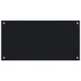 Protección salpicaduras cocina vidrio templado negro 80x40 cm de vidaXL, Herramientas y utensilios de cocina - Ref: Foro24-24...