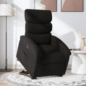 Electric reclining and lift fabric armchair in black. by , Armchairs - Ref: Foro24-3204004, Price: 321,81 €, Discount: %