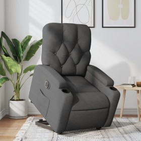 Dark Gray Fabric Electric Liftable Recliner Chair by , Armchairs - Ref: Foro24-3204735, Price: 300,87 €, Discount: %