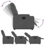 Elektrisch anhebbarer Liegestuhl aus dunkelgrauem Stoff von , Sessel - Ref: Foro24-3204735, Preis: 326,07 €, Rabatt: %
