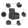 Elektrisch anhebbarer Liegestuhl aus dunkelgrauem Stoff von , Sessel - Ref: Foro24-3204735, Preis: 326,07 €, Rabatt: %