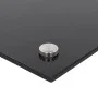 Küchenspritzschutz aus schwarzem Hartglas 80x40 cm von vidaXL, Küchengeräte und Utensilien - Ref: Foro24-249484, Preis: 40,68...