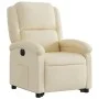 Electric reclining and lifting armchair in cream-colored fabric by , Armchairs - Ref: Foro24-3204197, Price: 329,74 €, Discou...