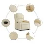 Electric reclining and lifting armchair in cream-colored fabric by , Armchairs - Ref: Foro24-3204197, Price: 329,74 €, Discou...