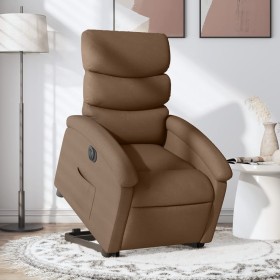 Brown Fabric Electric Liftable Recliner Chair by , Armchairs - Ref: Foro24-3204006, Price: 318,91 €, Discount: %