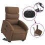 Sillón eléctrico reclinable elevable de tela marrón de , Sillones - Ref: Foro24-3204006, Precio: 299,67 €, Descuento: %