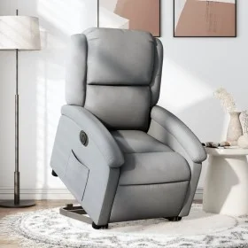 Sillón eléctrico reclinable elevable de tela gris claro de , Sillones - Ref: Foro24-3204188, Precio: 361,09 €, Descuento: %