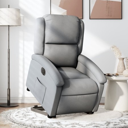 Light gray fabric electric reclining lift chair by , Armchairs - Ref: Foro24-3204188, Price: 330,56 €, Discount: %
