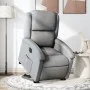 Sillón eléctrico reclinable elevable de tela gris claro de , Sillones - Ref: Foro24-3204188, Precio: 361,09 €, Descuento: %