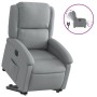 Light gray fabric electric reclining lift chair by , Armchairs - Ref: Foro24-3204188, Price: 330,56 €, Discount: %