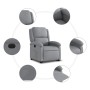 Light gray fabric electric reclining lift chair by , Armchairs - Ref: Foro24-3204188, Price: 330,56 €, Discount: %