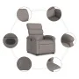 Taupe gray fabric electric liftable recliner chair by , Armchairs - Ref: Foro24-3204010, Price: 318,97 €, Discount: %