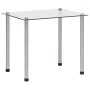 Stackable tables 3 units transparent tempered glass by vidaXL, Side tables - Ref: Foro24-249528, Price: 46,34 €, Discount: %
