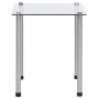 Stackable tables 3 units transparent tempered glass by vidaXL, Side tables - Ref: Foro24-249528, Price: 47,29 €, Discount: %