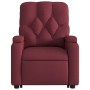 Sillón de masaje elevable eléctrico tela rojo tinto de , Sillones - Ref: Foro24-3204749, Precio: 324,87 €