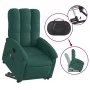 Electric reclining and lift massage armchair in dark green fabric. by , Armchairs - Ref: Foro24-3204134, Price: 345,85 €, Dis...