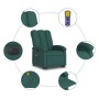 Elektrischer Massagesessel verstellbarer dunkelgrüner Stoff von , Sessel - Ref: Foro24-3204134, Preis: 323,61 €, Rabatt: %