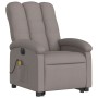Electric reclining and lift massage armchair in taupe fabric by , Armchairs - Ref: Foro24-3204136, Price: 318,52 €, Discount: %