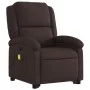 Sillón masaje eléctrico reclinable elevable tela marrón oscuro de , Sillones - Ref: Foro24-3204205, Precio: 341,37 €, Descuen...