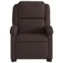 Sillón masaje eléctrico reclinable elevable tela marrón oscuro de , Sillones - Ref: Foro24-3204205, Precio: 341,37 €, Descuen...