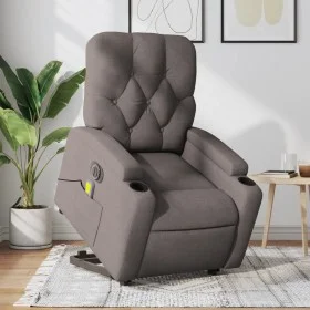 Sillón de masaje eléctrico reclinable elevable tela taupé de , Sillones - Ref: Foro24-3204754, Precio: 367,27 €, Descuento: %