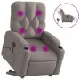 Sillón de masaje eléctrico reclinable elevable tela taupé de , Sillones - Ref: Foro24-3204754, Precio: 367,27 €, Descuento: %