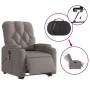 Sillón de masaje eléctrico reclinable elevable tela taupé de , Sillones - Ref: Foro24-3204754, Precio: 367,27 €, Descuento: %