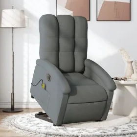 Dark gray electric reclining and lift massage chair. by , Armchairs - Ref: Foro24-3204129, Price: 384,55 €, Discount: %