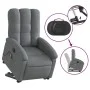 Sillón de masaje eléctrico reclinable elevable tela gris oscuro de , Sillones - Ref: Foro24-3204129, Precio: 370,05 €, Descue...