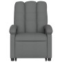 Dark gray electric reclining and lift massage chair. by , Armchairs - Ref: Foro24-3204129, Price: 352,23 €, Discount: %