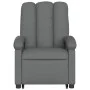 Sillón de masaje eléctrico reclinable elevable tela gris oscuro de , Sillones - Ref: Foro24-3204129, Precio: 370,05 €, Descue...