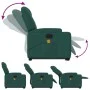 Elektrischer Massagesessel verstellbarer dunkelgrüner Stoff von , Sessel - Ref: Foro24-3204410, Preis: 336,56 €, Rabatt: %
